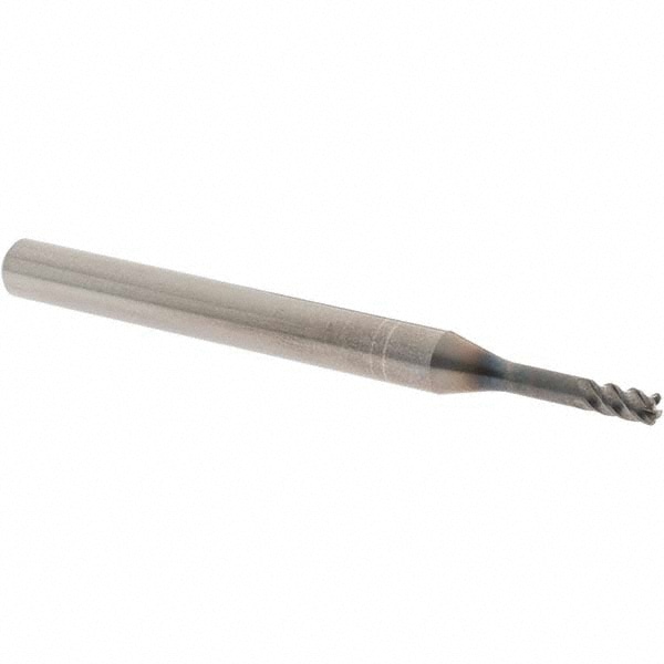 OSG 457103311 Corner Radius End Mill: 0.1181" Dia, 0.1969" LOC, 0.0197" Radius, 4 Flutes, Solid Carbide Image