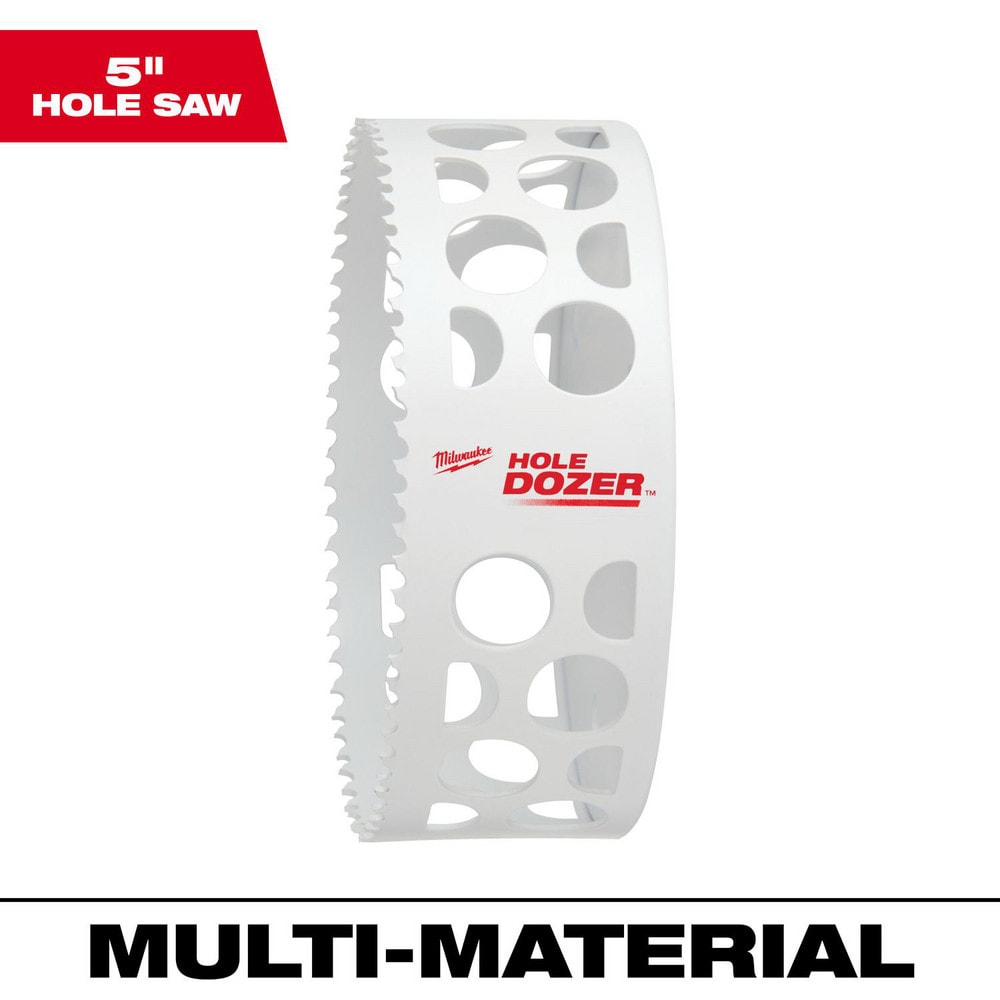 Hole Saws; Hole Saw Compatibility: Power Drills ; Saw Diameter (Inch): 5 ; Saw Material: Steel ; Cutting Depth (Decimal Inch): 1.8000 ; Cutting Edge Style: Toothed ; Material Application: General Purpose