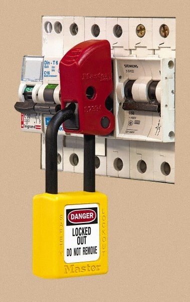 Master Lock Universal Miniature Circuit Breaker Lockout 92879568 Msc Industrial Supply
