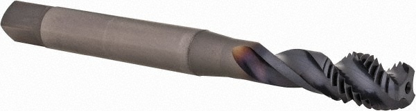 OSG 1650001308 Spiral Flute Tap: M10 x 1.50, Metric Coarse, 3 Flute, Modified Bottoming, 6H Class of Fit, Powdered Metal, TICN Finish Image