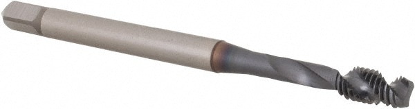 OSG 1650501208 Spiral Flute Tap: #10-32, UNF, 2 Flute, Modified Bottoming, 2B Class of Fit, Powdered Metal, TICN Finish Image