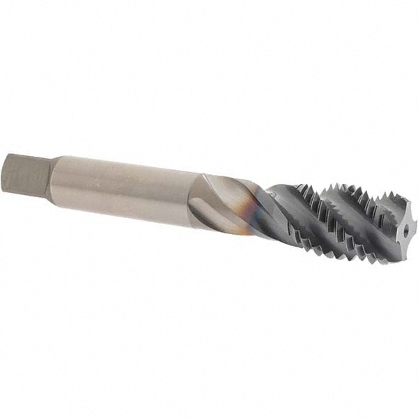 OSG 1650504808 Spiral Flute Tap: 7/8-9, UNC, 4 Flute, Modified Bottoming, 2B Class of Fit, Powdered Metal, TICN Finish Image