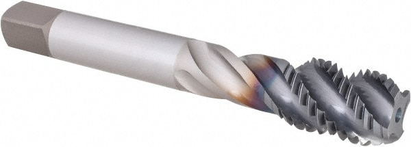 OSG 1650504408 Spiral Flute Tap: 3/4-10, UNC, 4 Flute, Modified Bottoming, 2B Class of Fit, Powdered Metal, TICN Finish Image