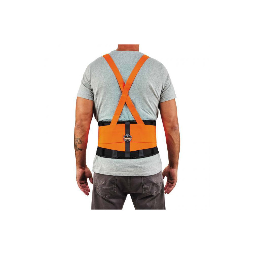 Ergodyne Back Support Belt with Adjustable Shoulder Straps & Belt