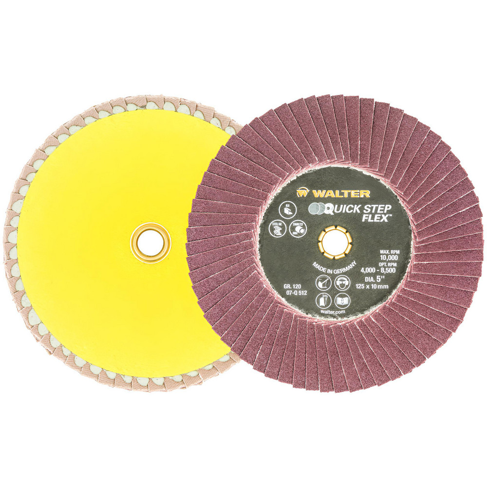 WALTER Surface Technologies Flap Disc Aluminum Oxide, Flexible