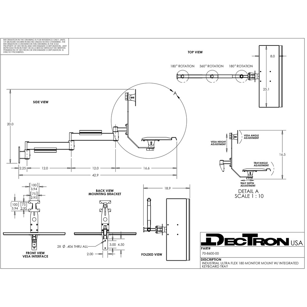 Dectron - Workbench & Workstation Accessories: Accessory Type ...
