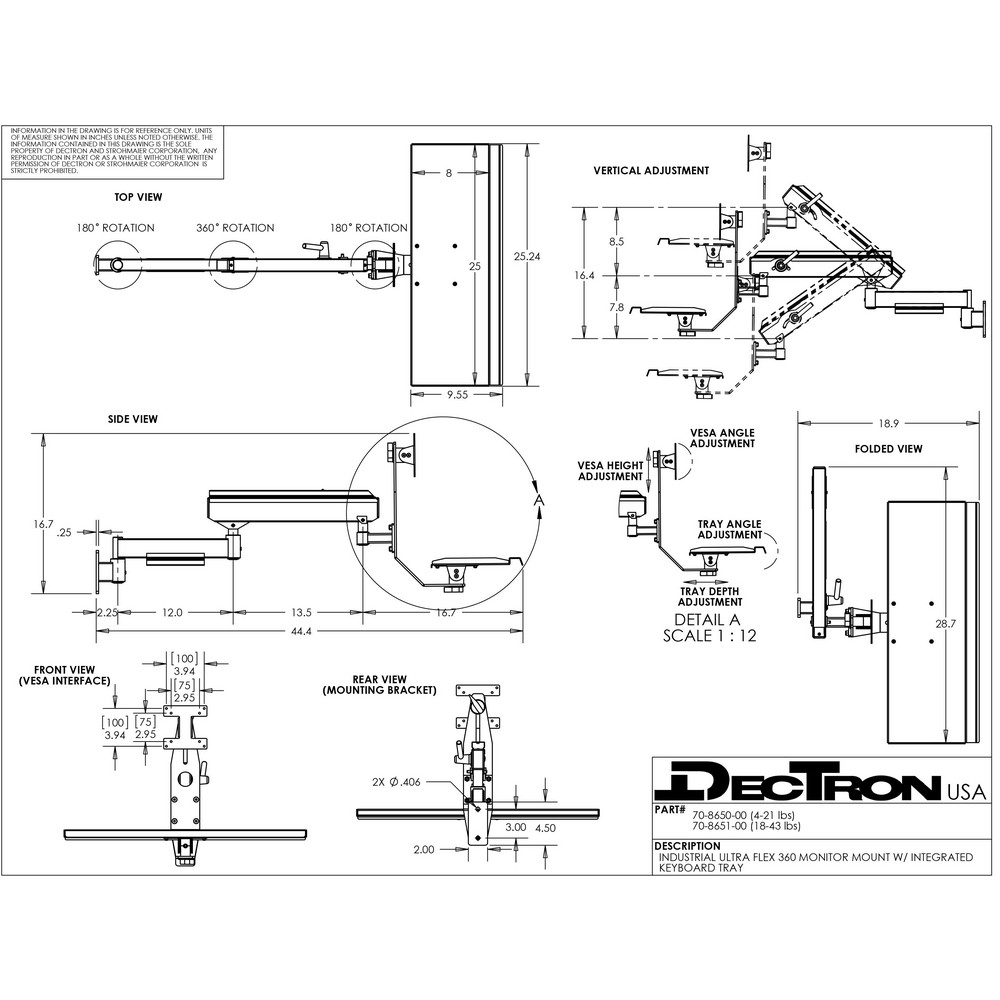 Dectron - Workbench & Workstation Accessories: Accessory Type: Flex Arm ...