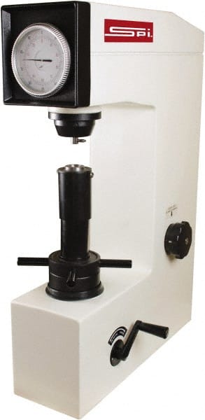 Spi Rockwell A B C D E F G H K L M P R S V Bench Top Hardness Tester 92944990 Msc Industrial Supply