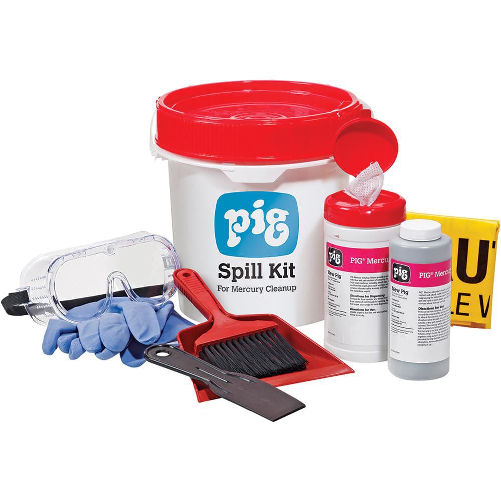 New Pig - Spill Kits; Kit Type: Mercury Spill Kit; Container Type ...