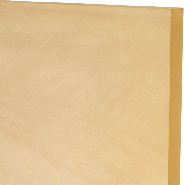 Plastic Sheet: Polyurethane, 3/8" Thick, 12" Long, Natural Color