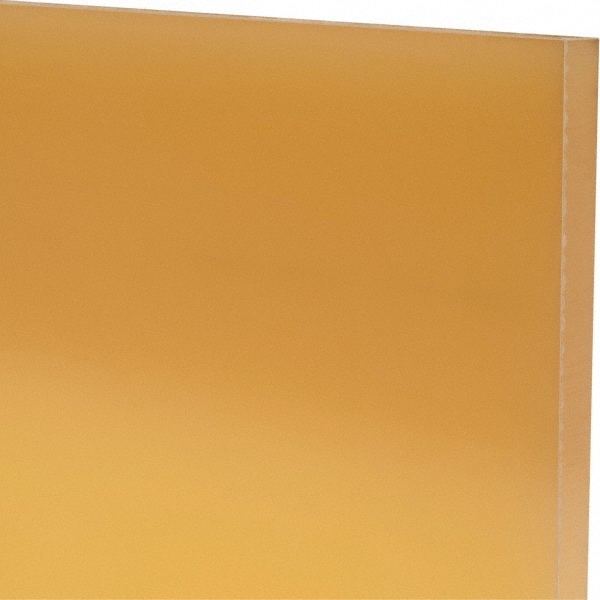Plastic Sheet: Polyurethane, 3/8" Thick, 12" Long, Natural Color