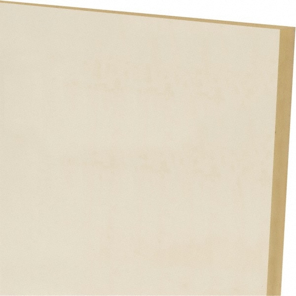 Plastic Sheet: Polyurethane, 1/4" Thick, 12" Long, Natural Color
