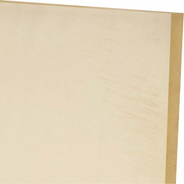 Made in USA SNMP6000903 Plastic Sheet: Polyurethane, 3/8" Thick, 24" Long, Natural Color Image