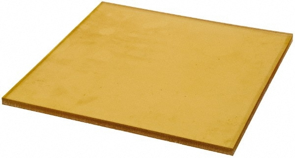 Plastic Sheet: Polyurethane, 3/8" Thick, 12" Long, Natural Color