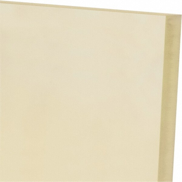 Plastic Sheet: Polyurethane, 1/2" Thick, 24" Long, Natural Color