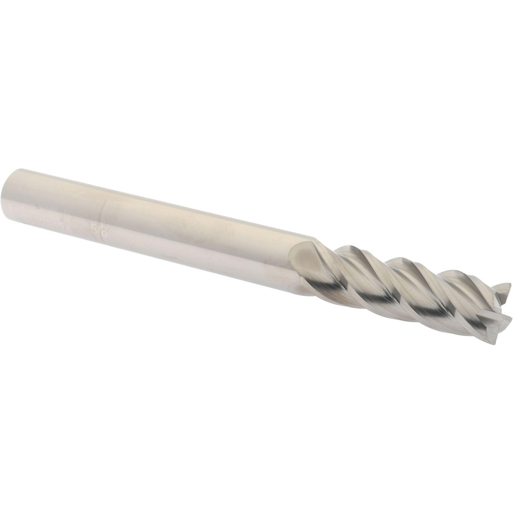 Accupro 12183585 Corner Radius End Mill: 5/8" Dia, 2" LOC, 0.015" Radius, 4 Flutes, Solid Carbide Image