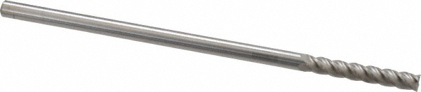 12183637 Corner Radius End Mill: 1/4" Dia, 1-1/2" LOC, 0.01" Radius, 4 Flutes, Solid Carbide  