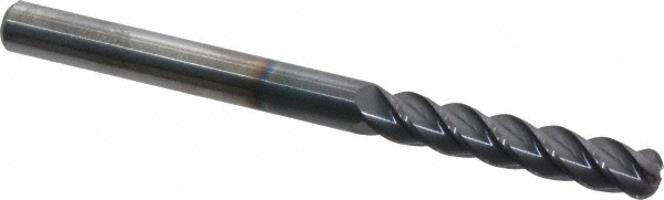 12183269 Corner Radius End Mill: 5/16" Dia, 1-5/8" LOC, 1/8" Radius, 4 Flutes, Solid Carbide  