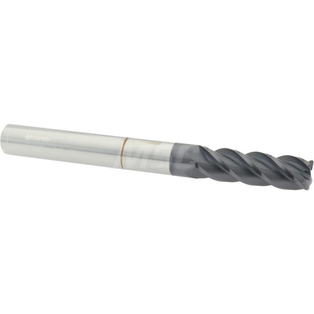 Accupro 12183607 Corner Radius End Mill: 5/8" Dia, 2" LOC, 0.06" Radius, 4 Flutes, Solid Carbide Image