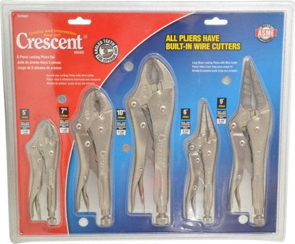 Irwin 5 Piece Locking Pliers Set - 2077704