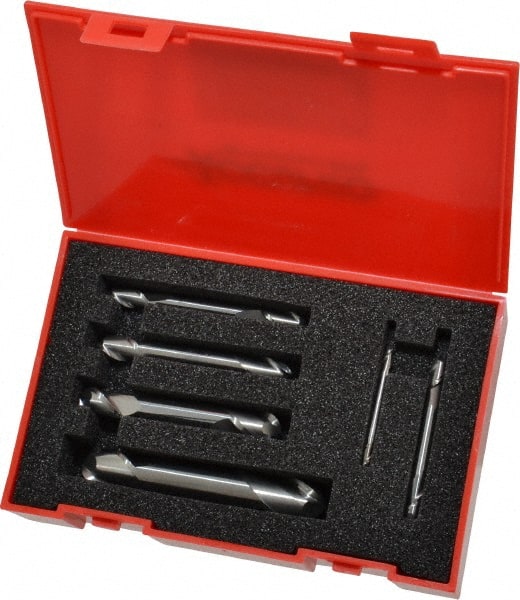 Accupro 12176608 End Mill Set: 2 Flute, Ball End 