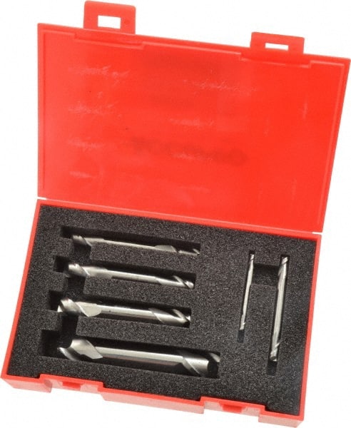 Accupro 12176606 End Mill Set: 2 Flute, Square End 