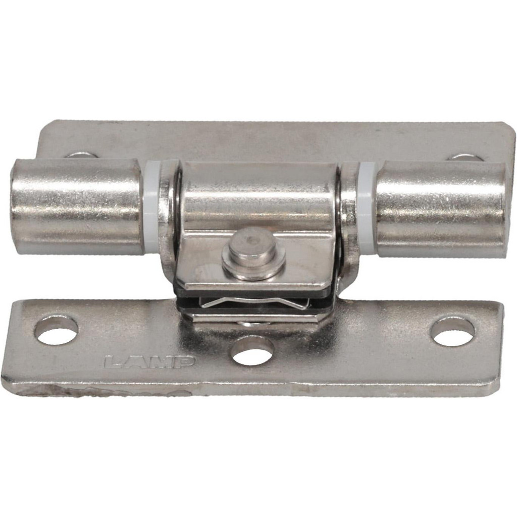 Sugatsune Stainless Steel Torque Hinge: 1-11/16" Wide, 1-63/64" Long, 5/64" Thick, 5 Mounting Holes - Stainless Steel, Polished | Part #SFTH-03-9
