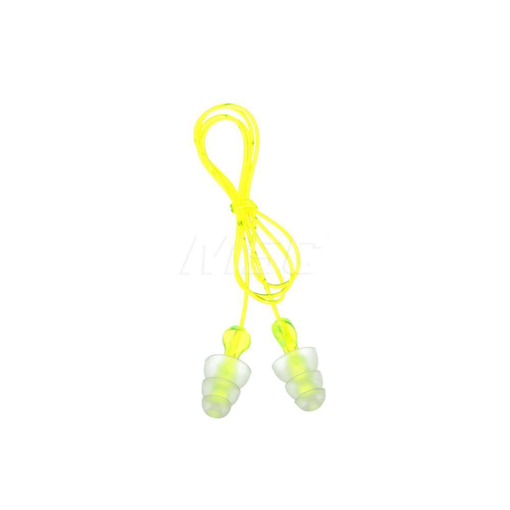 Earplug: 26dB, Foam, Flanged, Roll Down, Corded