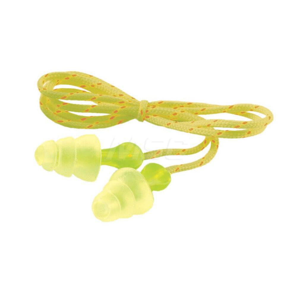 Earplug: 26dB, Foam, Flanged, Roll Down, Corded