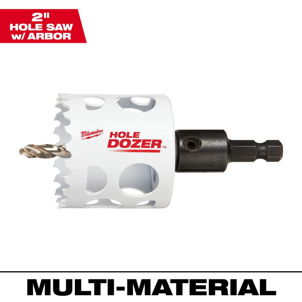 Hole Saws; Hole Saw Compatibility: Power Drills ; Saw Diameter (Inch): 2 ; Saw Material: Bi-Metal ; Cutting Depth (Decimal Inch): 1.8000 ; Cutting Edge Style: Toothed ; Material Application: General Purpose