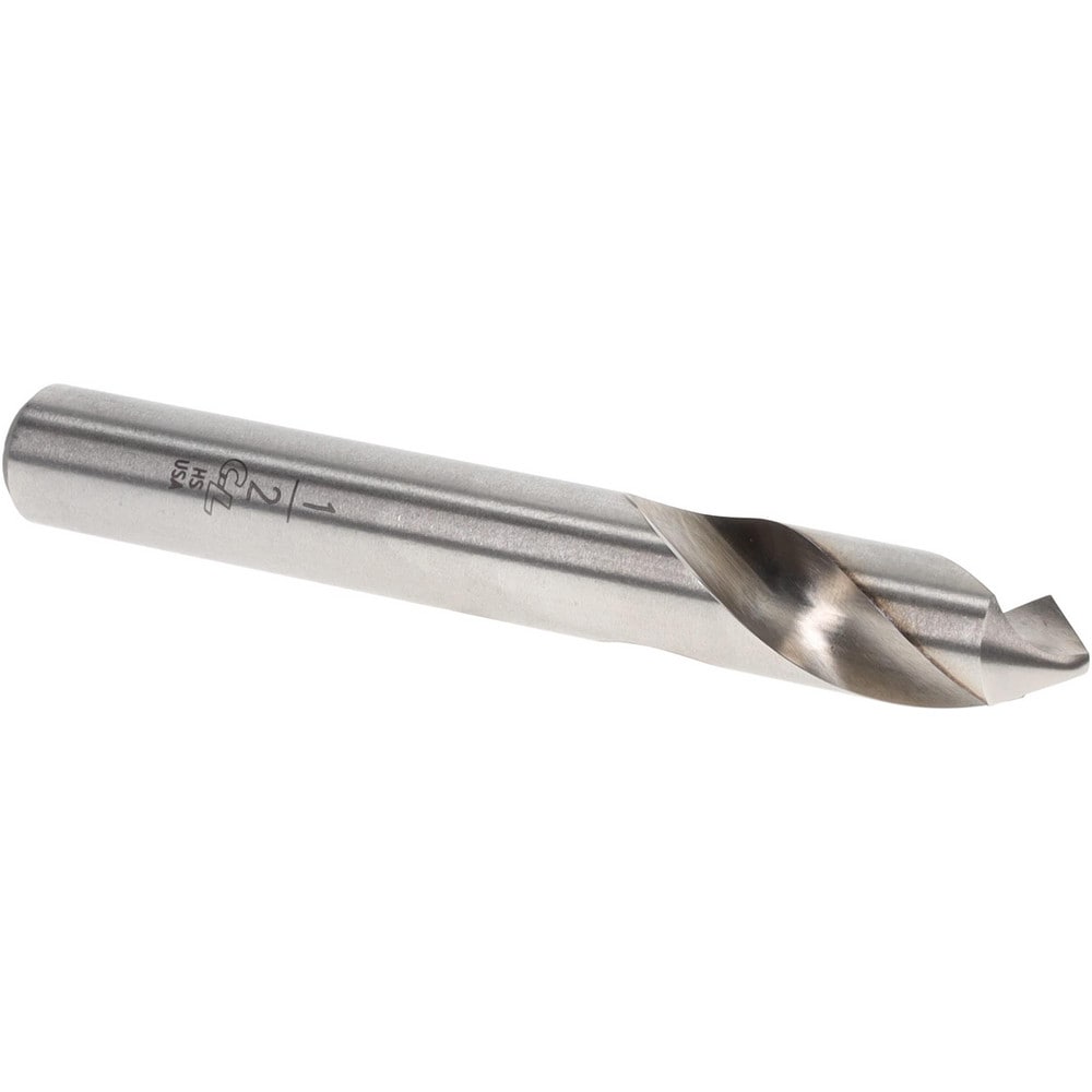 Spotting Drill: 1/2" Dia, 90 ° Point, 3-3/4" OAL, High Speed Steel
