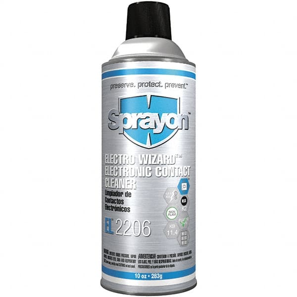 Sprayon. SC2206000 Electrical Grade Cleaner: 10 oz Aerosol Can 