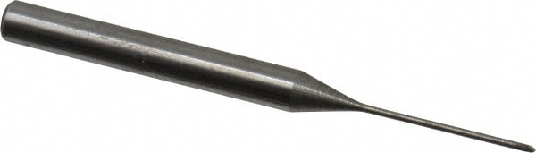 Accupro 12177279 Ball End Mill: 0.0315" Dia, 0.0315" LOC, 2 Flute, Solid Carbide Image