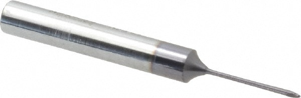 Accupro 12177286 Ball End Mill: 0.0394" Dia, 0.0394" LOC, 2 Flute, Solid Carbide Image