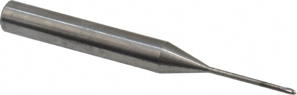 Accupro 12177335 Corner Radius End Mill: 0.0472" Dia, 0.0472" LOC, 0.0039" Radius, 2 Flutes, Solid Carbide Image