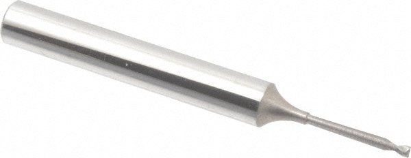 Accupro 12177343 Corner Radius End Mill: 0.0591" Dia, 0.0591" LOC, 0.0059" Radius, 2 Flutes, Solid Carbide Image