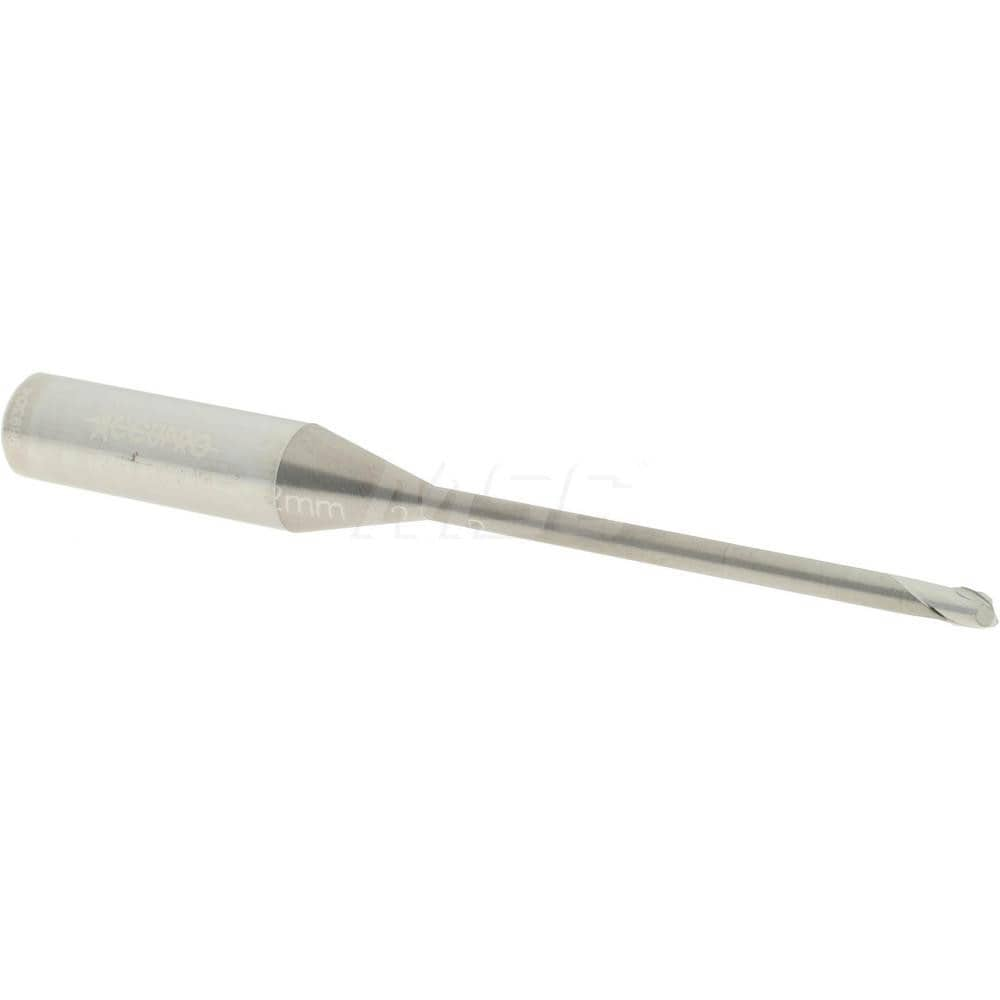 Accupro 12177349 Corner Radius End Mill: 0.0787" Dia, 0.0787" LOC, 0.0079" Radius, 2 Flutes, Solid Carbide Image