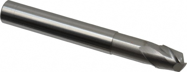 Accupro 12177375 Corner Radius End Mill: 0.315" Dia, 0.315" LOC, 0.0394" Radius, 2 Flutes, Solid Carbide Image