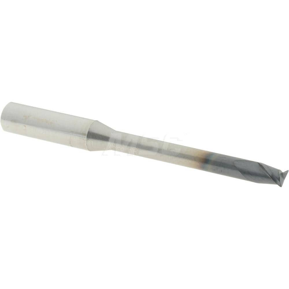 Accupro 12177362 Corner Radius End Mill: 0.1575" Dia, 0.1575" LOC, 0.0098" Radius, 2 Flutes, Solid Carbide Image