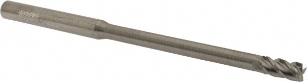 Accupro 12177207 Square End Mill: 0.1969 Dia, 0.3937 LOC, 4 Flutes, Solid Carbide Image