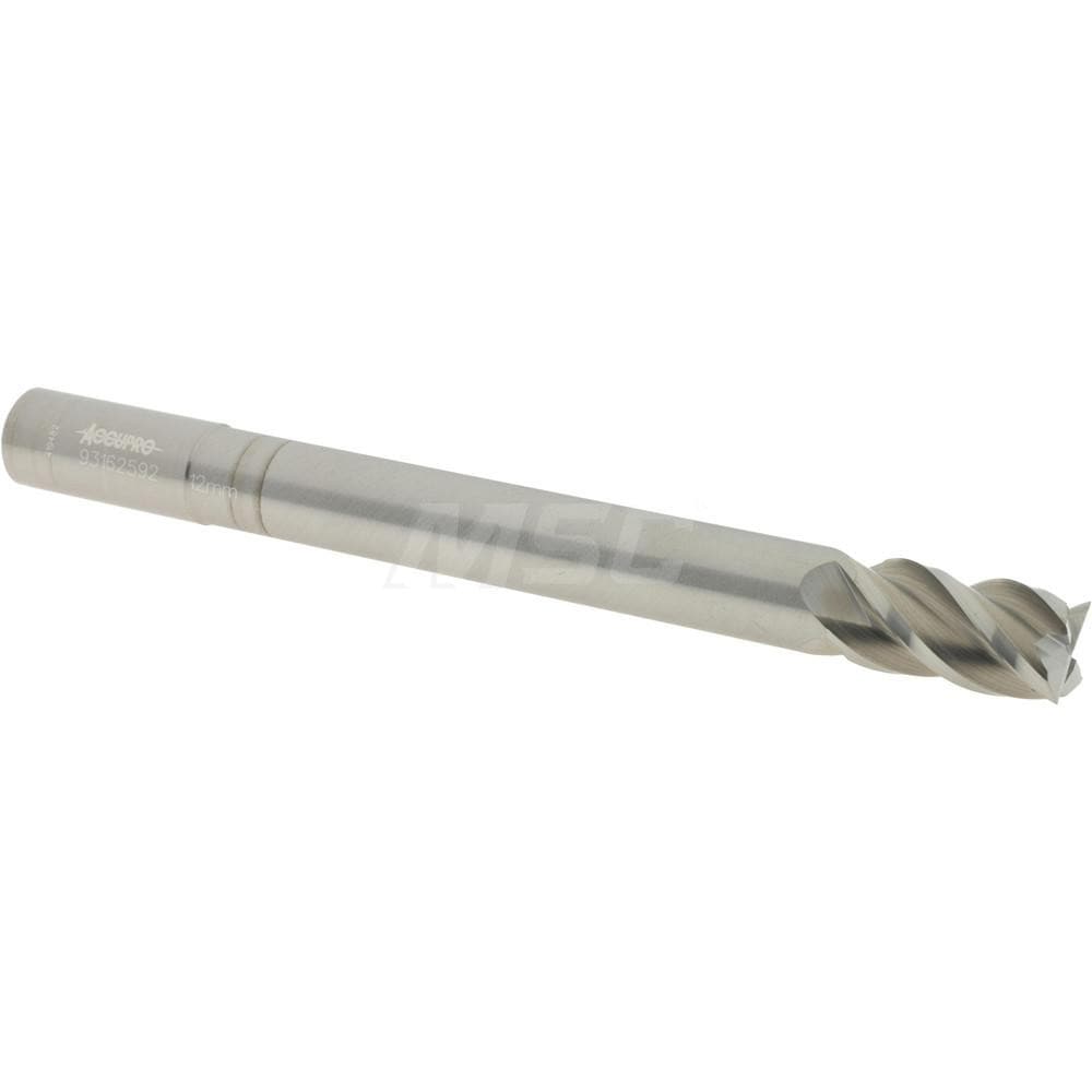 Accupro 12177215 Square End Mill: 0.4724 Dia, 0.8661 LOC, 4 Flutes, Solid Carbide Image