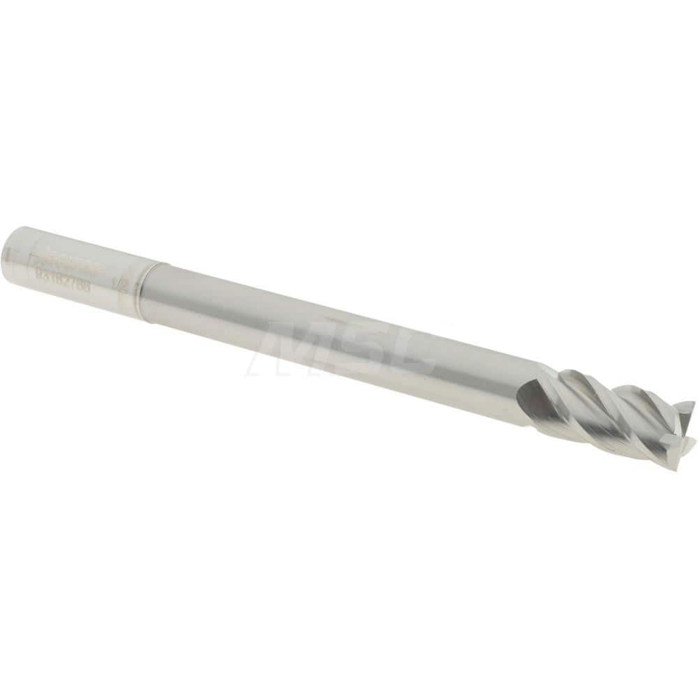 Accupro 12177148 Square End Mill: 1/2 Dia, 1 LOC, 1/2 Shank Dia, 6 OAL, 4 Flutes, Solid Carbide 