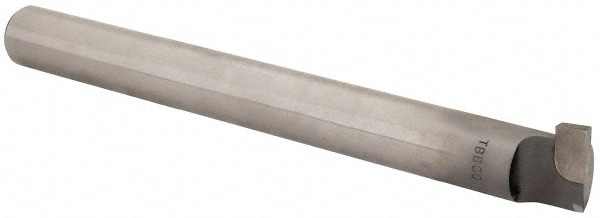 Accupro ACC-TBB001 Boring Bar: 1.233" Min Bore, 5" Max Depth, Right Hand Cut, Micrograin 