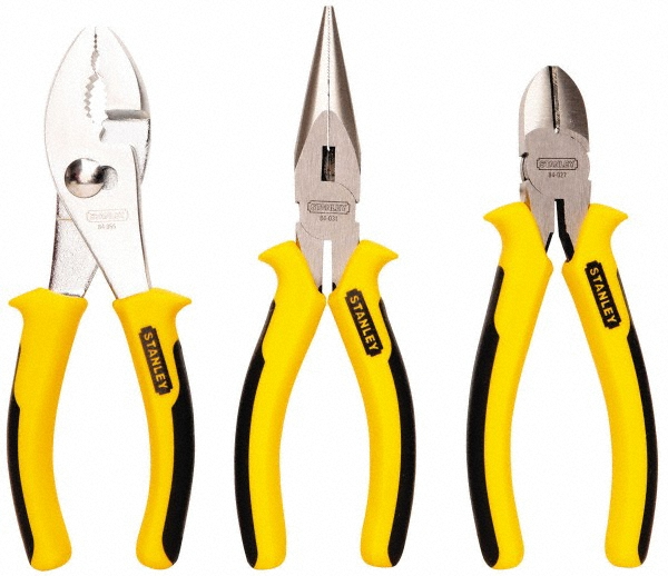 Plier Set: 3 Pc, Slip Joint Pliers - Comes in Display Card