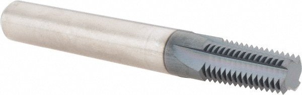 Scientific Cutting Tools TM382-18NPT-A Straight Flute Thread Mill: External & Internal, 4 Flutes, 7/16" Shank Dia, Solid Carbide Image