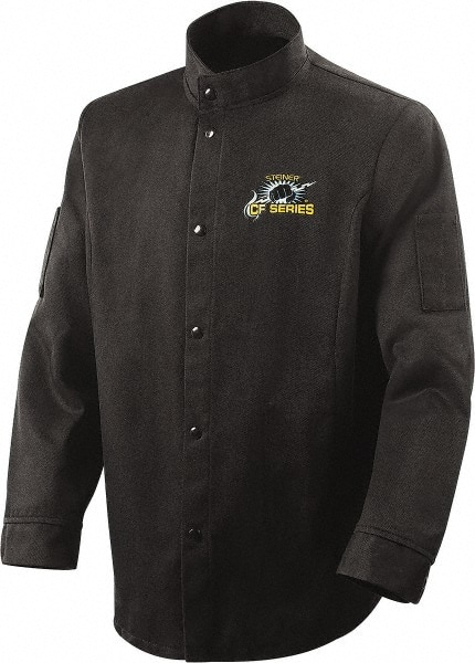 Steiner 1360-2X Size 2XL Black Welding & Flame Resistant/Retardant Jacket 
