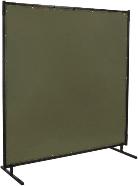 6 Ft. Wide x 6 Ft. High x 1 Inch Thick, Cotton Duck Portable Welding Screen Kit
