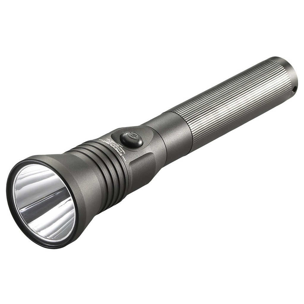 STREAMLIGHT Handheld Flashlight: LED, 740 Lumens, 4.5 hr Max Run Time, Rechargeable Battery (Included) - IPX4 - 4 Light Modes, Aluminum, Black