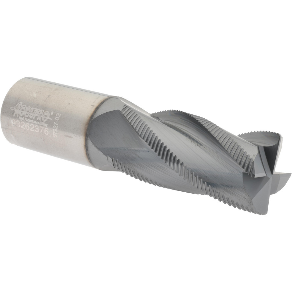 Accupro R4301000C11 Square End Mill: 1 Dia, 2 LOC, 1 Shank Dia, 4 OAL, 4 Flutes, Solid Carbide Image