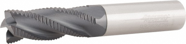Accupro R4305000C11 Square End Mill: 1/2 Dia, 1-1/4 LOC, 1/2 Shank Dia, 3 OAL, 4 Flutes, Solid Carbide Image